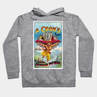 Vintage Travel Poster England A Cook ' s Ticket circus Hoodie